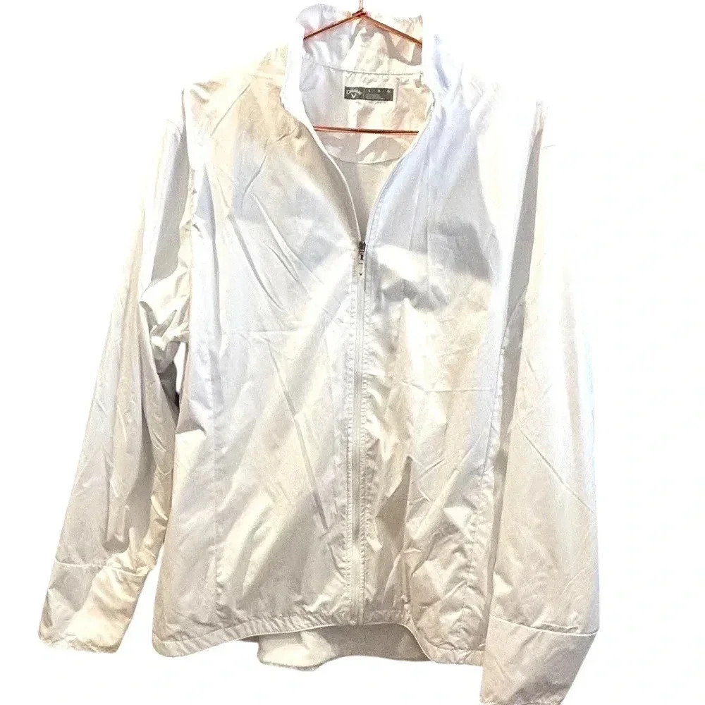 Callaway White Golf wind breaker size L